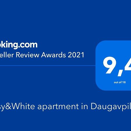 Cosy&White Apartment In Νταουγκαβπίλς Εξωτερικό φωτογραφία